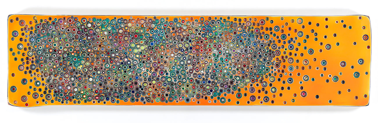 Markus Linnenbrink, (YOUAREALRIGHT), 2014, Epoxy resin and pigments on wood, 24 x 96 inches, 61 x 243.8 cm, A/Y#21864