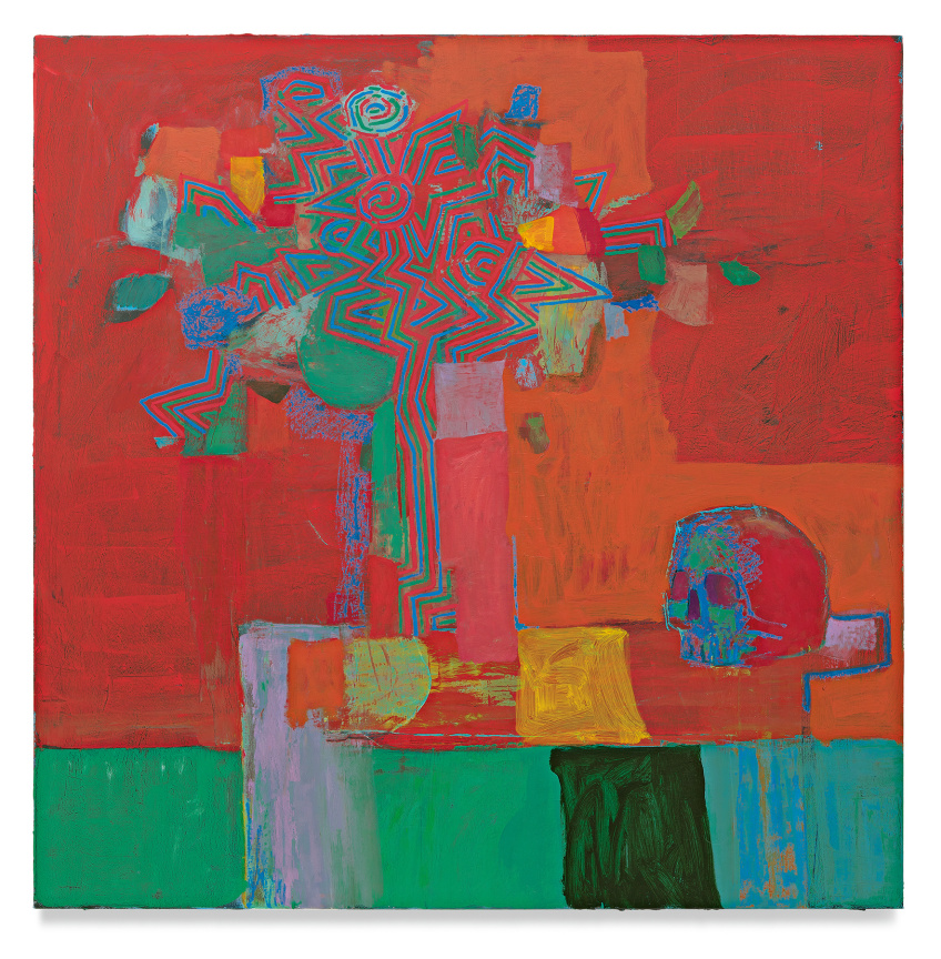 March to April, 2021, Oil on canvas, 48 x 48 inches, 121.9 x 152.4 cm,&nbsp;MMG#33163