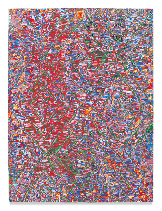 Untitled #4, 2019,&nbsp;Acrylic on panel,&nbsp;48 x 36 inches,&nbsp;121.9 x 91.4 cm,&nbsp;MMG#31029