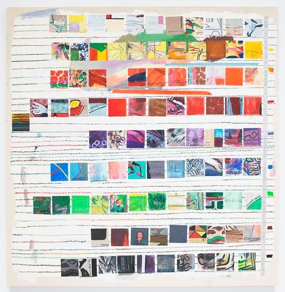 matissecezanneflauberttolstoyandpaint, 2017, Acrylic on canvas, 63 1/2 x 62 inches, 157.5 x 157.5 cm, AMY#29167