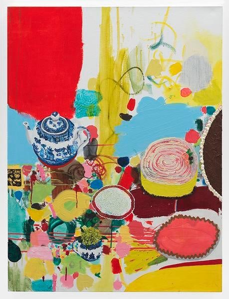 Peony Pie, 2014, Oil on canvas, 40 x 30 inches, 101.6 x 76.2 cm, AMY#28798