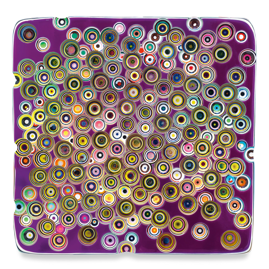 FROMETERNALGREY, 2018,&nbsp;Epoxy resin and pigments on wood,&nbsp;24 x 24 inches,&nbsp;61 x 61 cm,&nbsp;MMG#29848