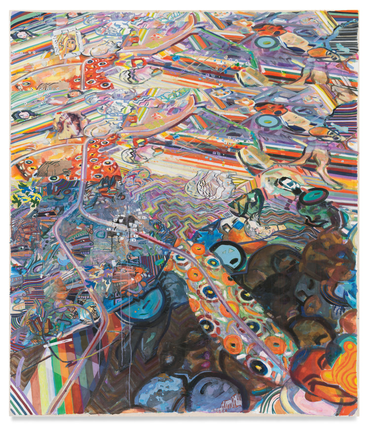 titianatilt, 2021, Acrylic on canvas, 79 1/2 x 68 3/4 inches, 201.9 x 174.6 cm, MMG#33057