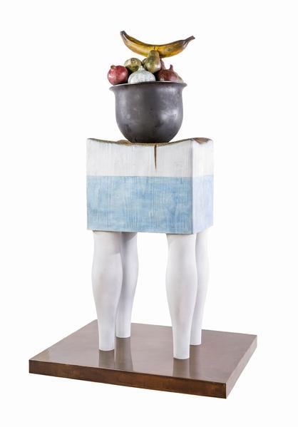 Julio Larraz, La Giralda, 2014, Bronze, 50 x 28 3/4 x 24 inches, 127 x 73 x 61 cm, A/Y#22050