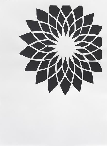 BP White, 2014, Collage on paper, 29 3/4 x 21 3/4 inches, 75.6 x 55.2 cm, A/Y#22227