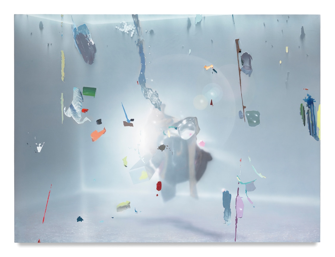 Brave Distant, 2017, Acrylic on canvas over panel, 64 x 86 inches, 162.6 x 218.4 cm, MMG#29165