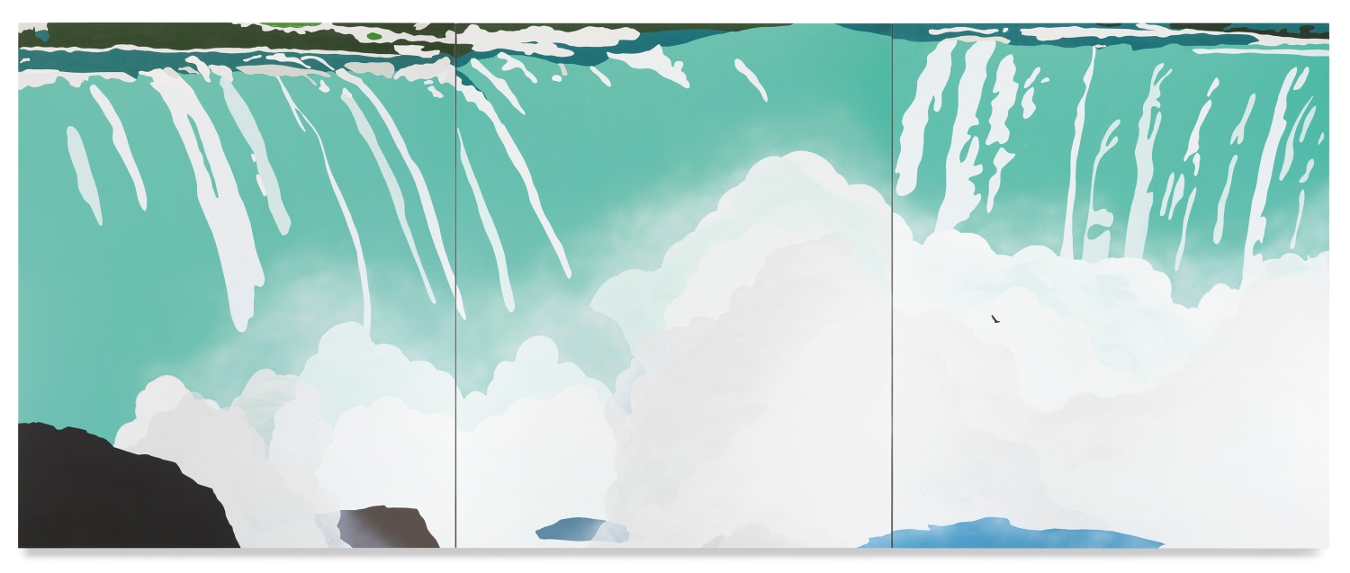 The Great Falls, 2021, Acrylic on canvas, 72 x 180 inches, 182.9 x 457.2 cm, MMG#33942