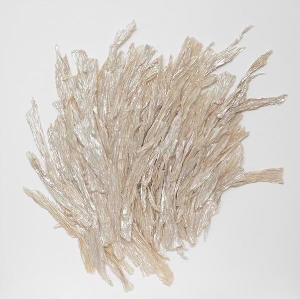 Untitled, 2014, Paper and iridescent medium on paper, 42 x 42 inches, 106.7 x 106.7 cm, A/Y#22072