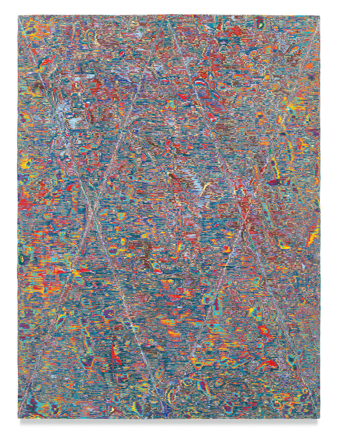 Untitled #19, 2017,&nbsp;Acrylic on panel,&nbsp;48 x 36 inches,&nbsp;121.9 x 91.4 cm,&nbsp;MMG#29672