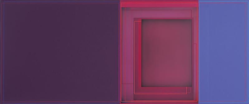 &quot;Big Squeeze,&quot; 2010, Acrylic on canvas, 30 x 72 inches, 76.2 x 182.9 cm, A/Y#19635