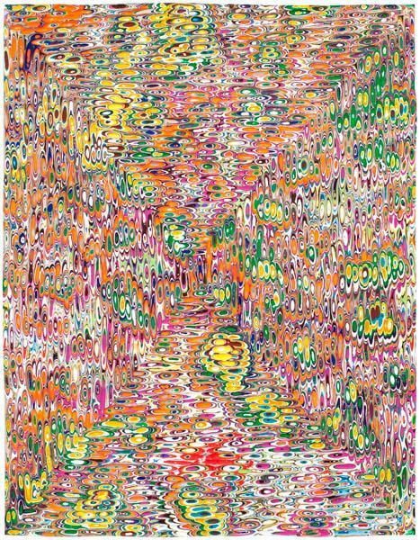 &quot;Untitled #3,&quot; 2013, Acrylic on wood panel, 14 x 11 inches, 35.6 x 27.9 cm, A/Y#20957