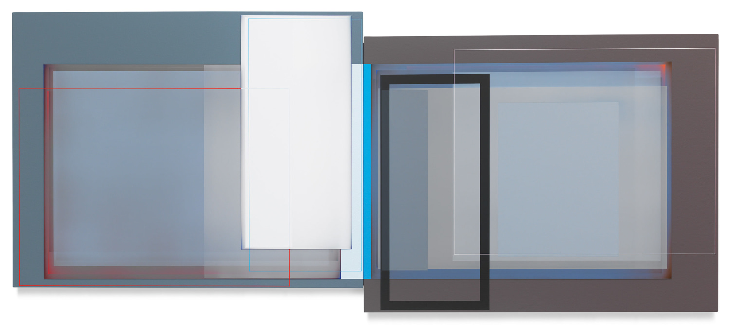 December Smoke, 2022, Acrylic on canvas, 23 x 54 inches, 58.4 x 137.2 cm, MMG#33673