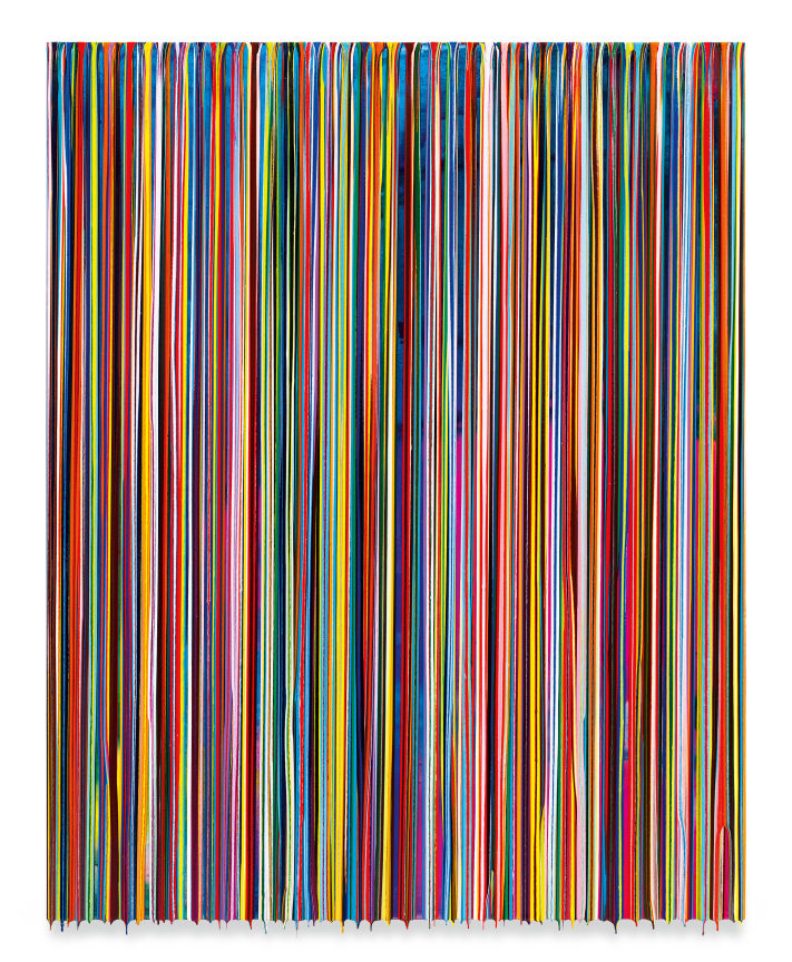 ITHINKIWILLCALLITMORNING, 2023, Epoxy resin and pigments on wood,