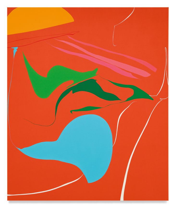 To the Heart, 2021, Oil on linen blend, 67 x 56 inches, 170.2 x 142.2 cm, MMG#34059