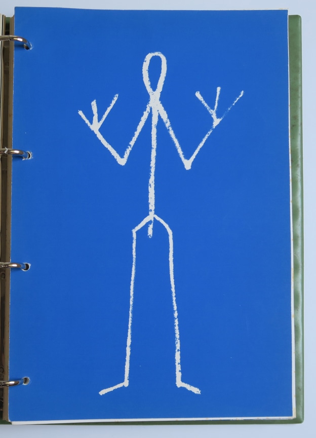 A. R. Penck (Ralf Winkler), Zeichen als Verst&auml;ndigung, B&uuml;cher und Bilder /Sign as an understanding, Books and pictures