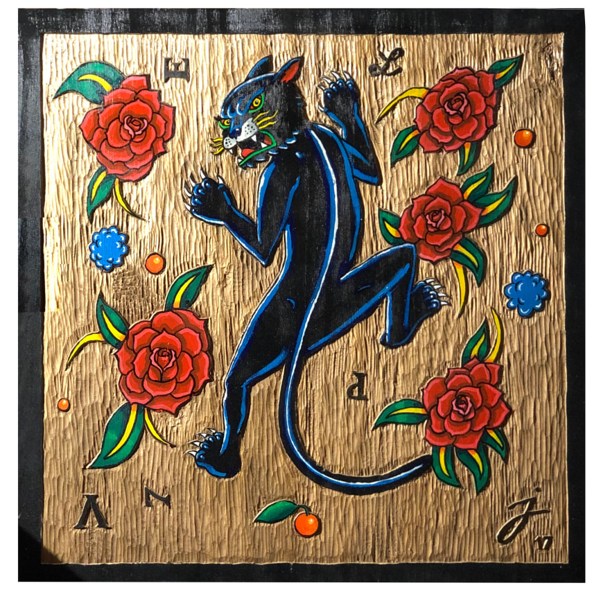 John Lanzador Tattoo Flash Series: Strength, 2017