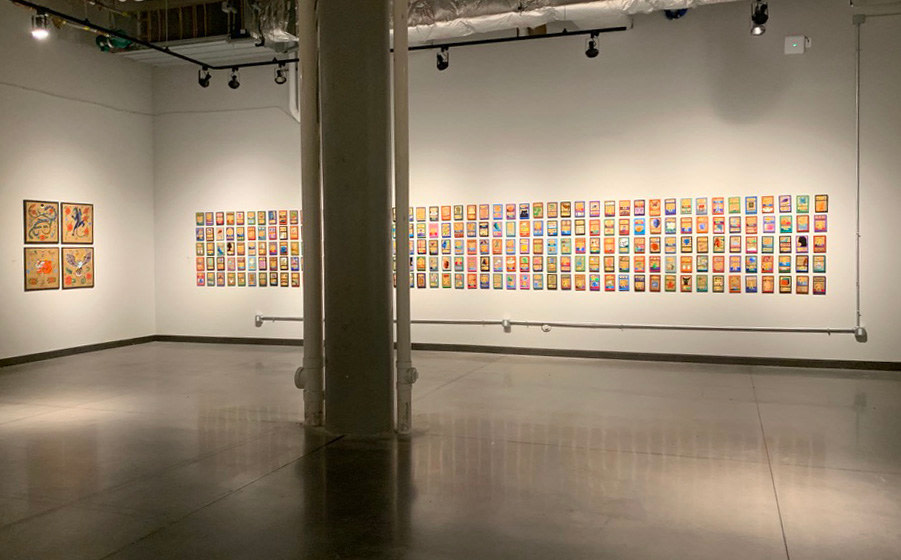 Installation view, John Lanzador