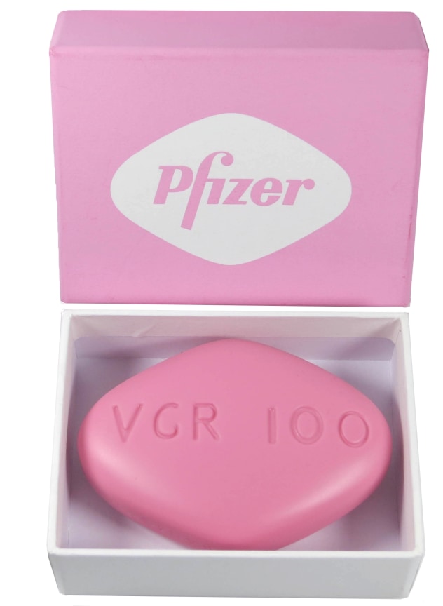 Damien Hirst&nbsp; Pfizer Vgr 100mg (Baby Pink),&nbsp;2014
