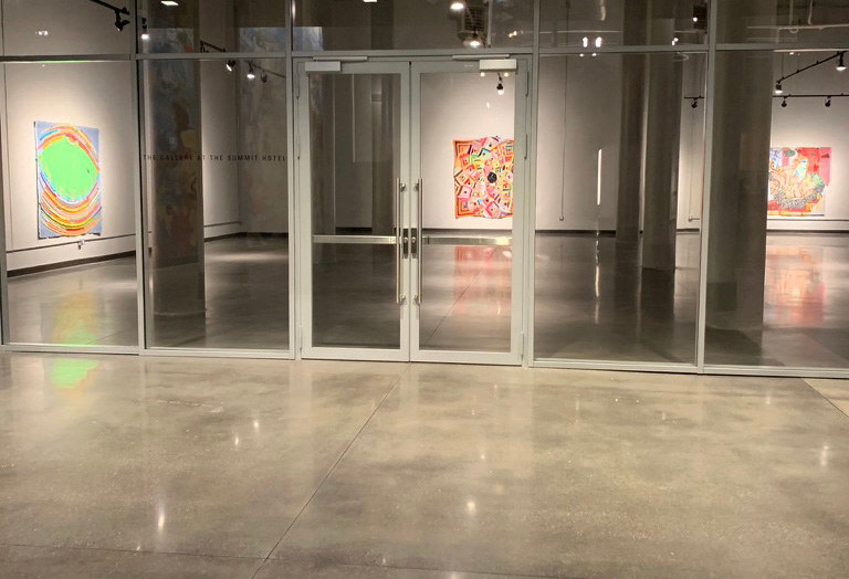 Installation view, Sherri Lynn Wood and Denise Burge