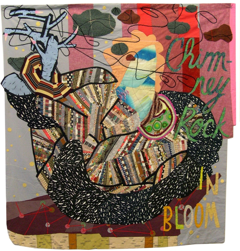 Denise Burge Chimney Rock in Bloom, 2002