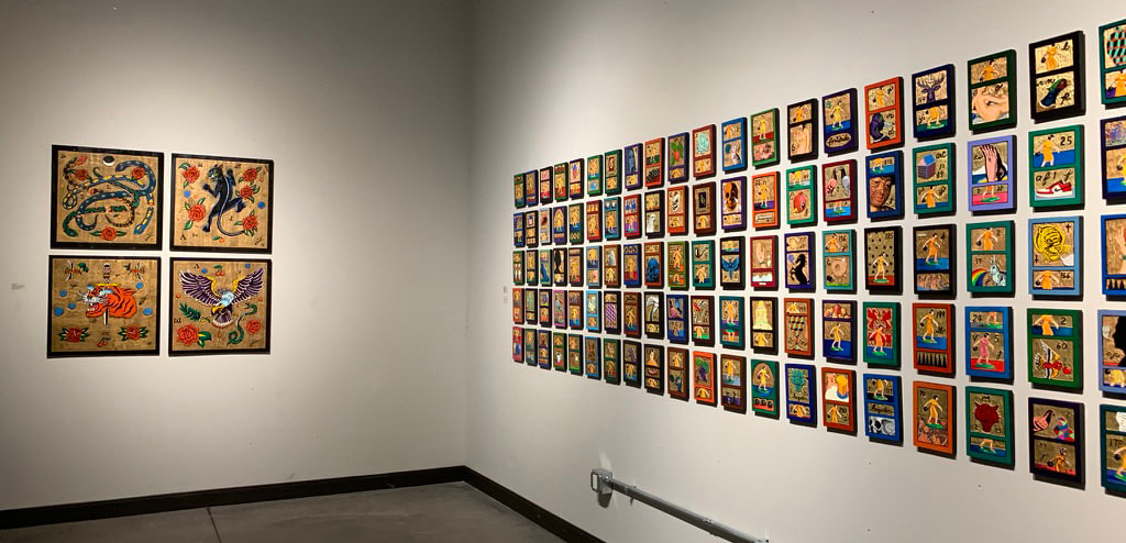 Installation view, John Lanzador