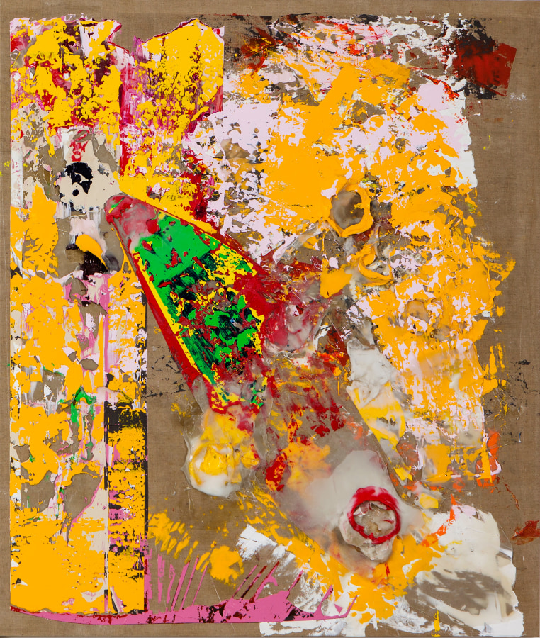 Striker #2, 79&rdquo; x 67&rdquo; x 3&rdquo;