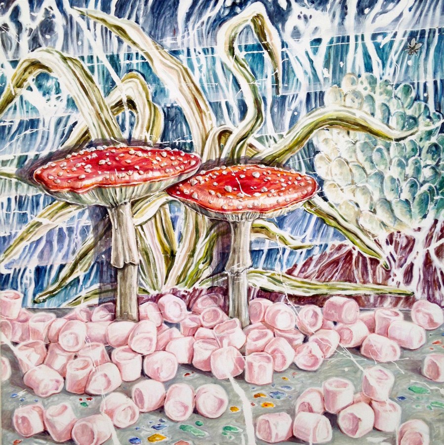 Nous Etions Peintres, Enfin..., Acrylic on canvas, 2019