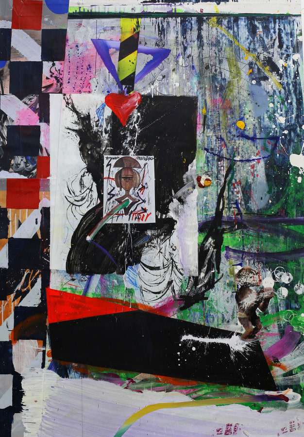 Meditation, , Mixed media on canvas, 2023