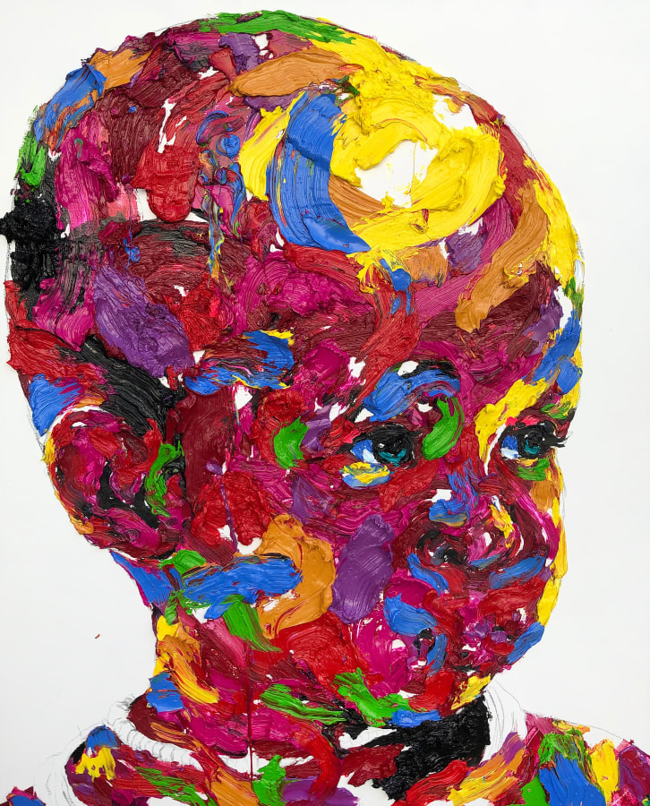 KwangHo Shin, Untitled [18p17], 2019, Oil on canvas, 63.8 x 51.2 in |162 x 130 cm