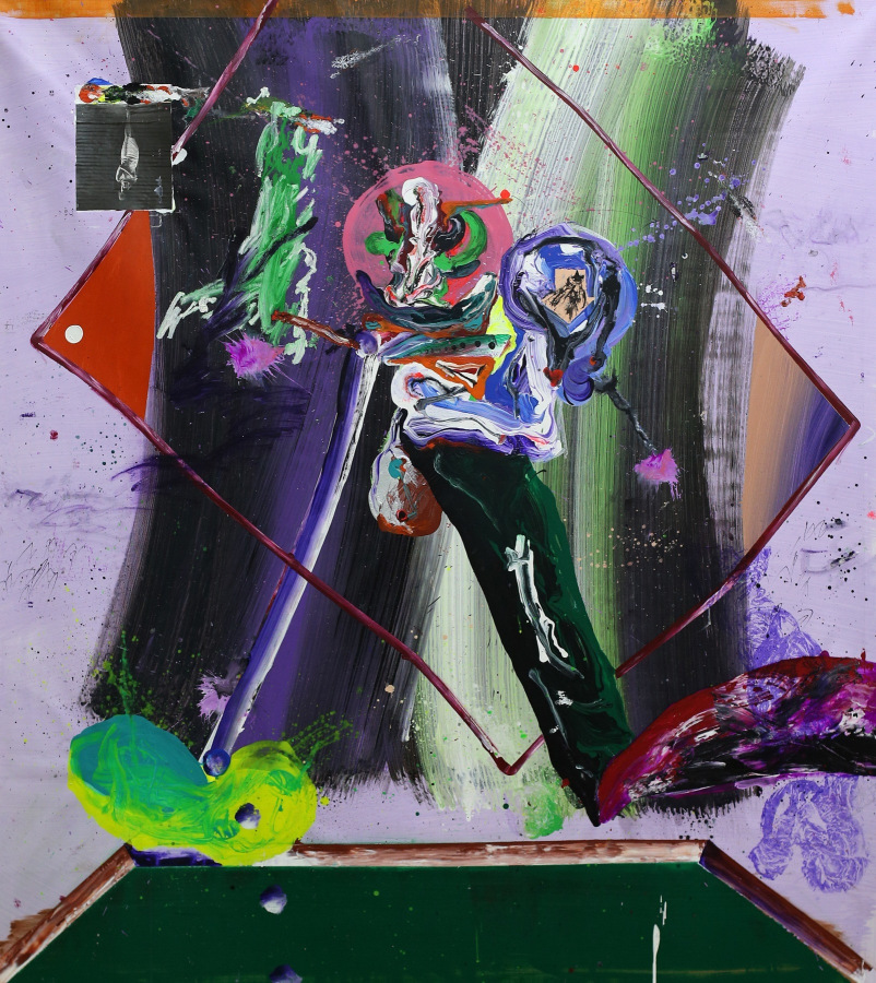 Heritage #2,, Mixed media on canvas, 2022