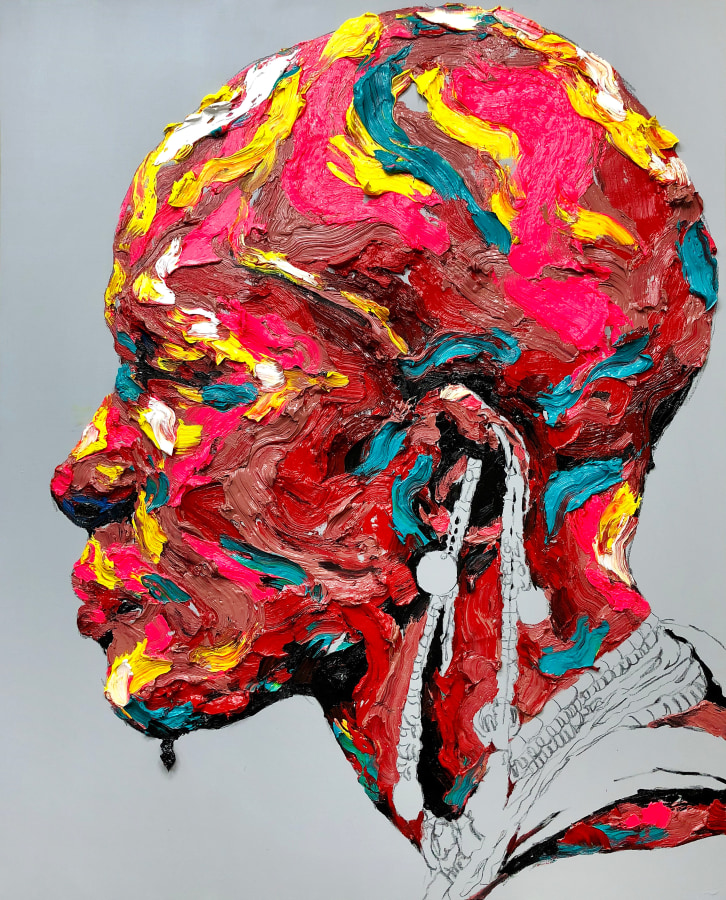 KwangHo Shin, Untitled [18p25], 2019, Oil on canvas, 63.8 x 51.2 in |162 x 130 cm