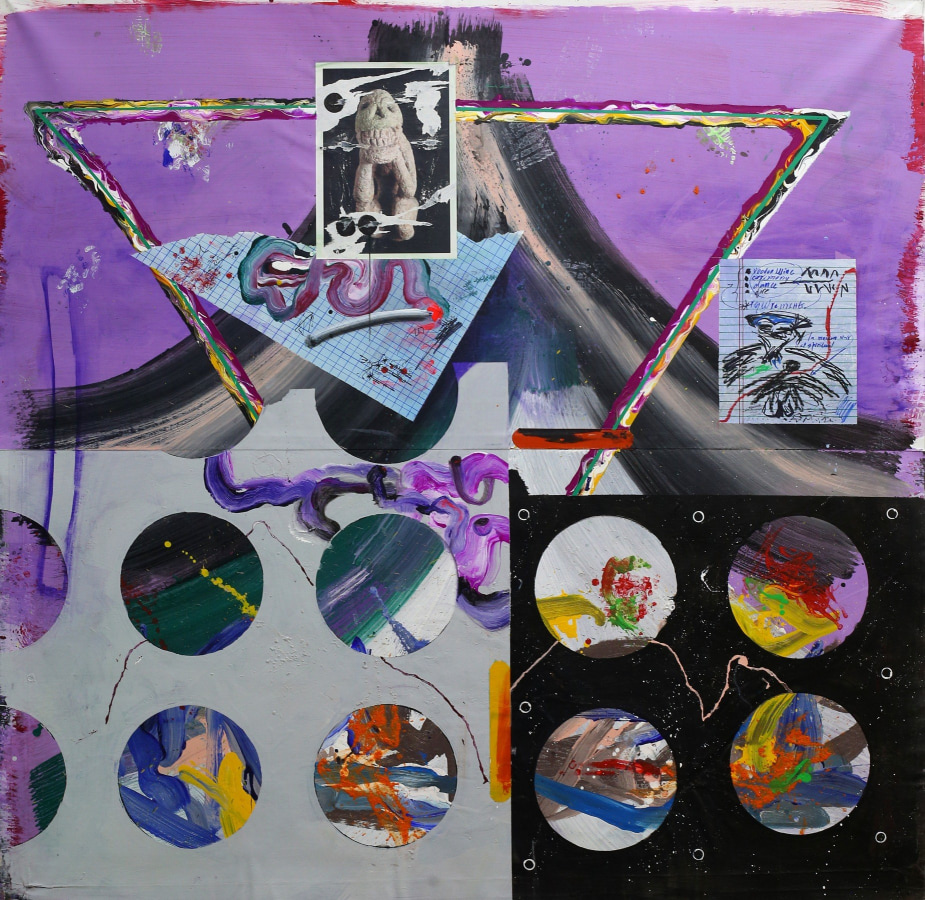 My Voices is Everywhere #1, , Mixed media on canvas, 2023