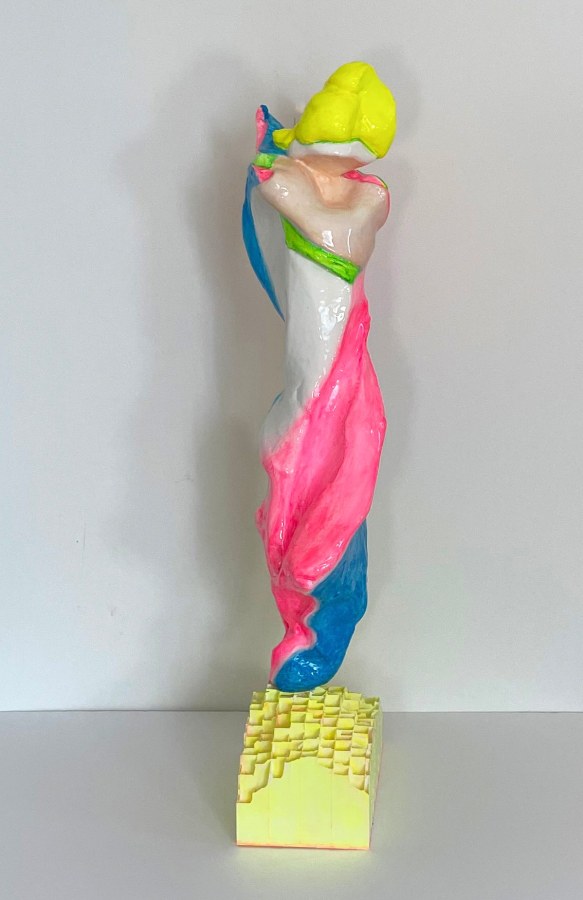 Rock II, 2020 - 2022, Plastic, epoxy resin, acrylic paint, metal