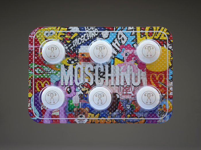 Designer Drugs - Moschino , UV cast resin 