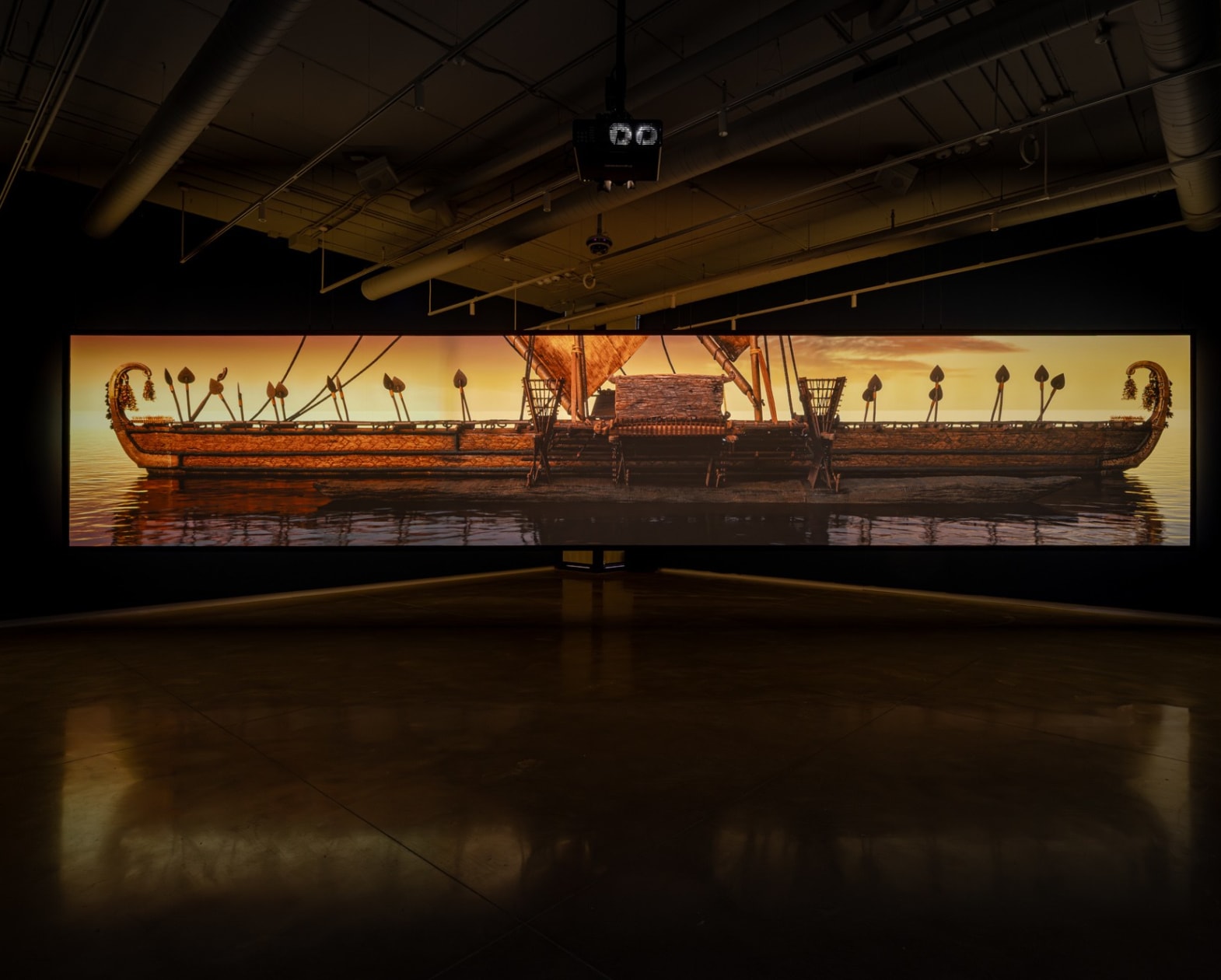 Tuan Andrew Nguyen at the 24th Paiz Art Biennial