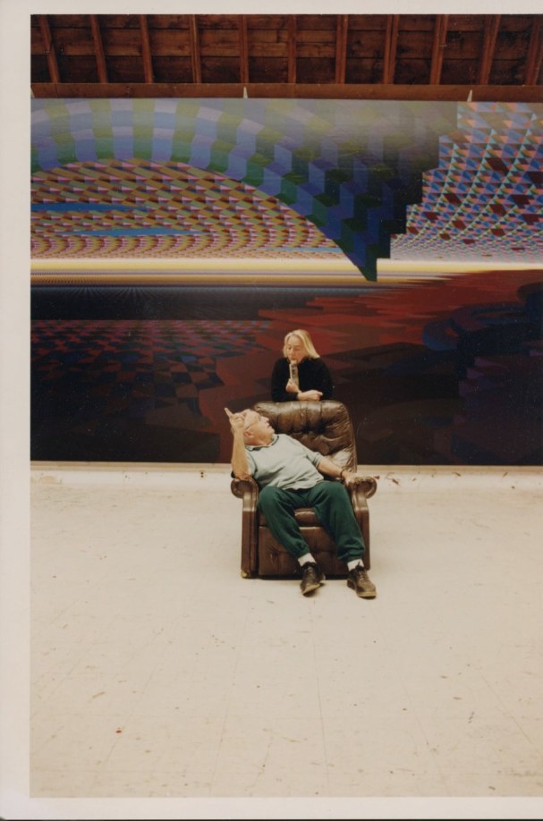 Judy Pfaff and Al Held, c. 2000s.&nbsp;Courtesy of the artist and Cristin Tierney Gallery.