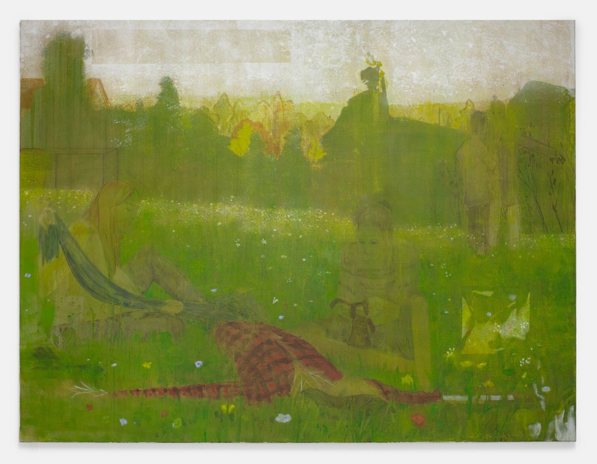 Travis MacDonald, Untitled (the scarecrow), 2025, oil on linen, 180 &times; 137 cm &copy; Travis MacDonald, courtesy of the artist and LINSEED