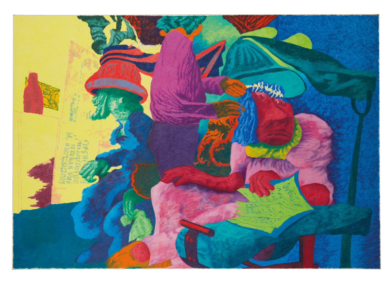 Irving Marcus, Donna Salona, 1987. Oil on canvas, 51 x 73 1/2 inches (129.5 x 186.7cm.) Courtesy of the artist and Parker Gallery, Los Angeles