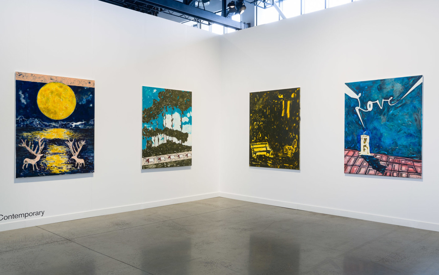 Werner B&uuml;ttner Exhibition view of Marlborough Contemporary at Independent New York, 2018.&nbsp;