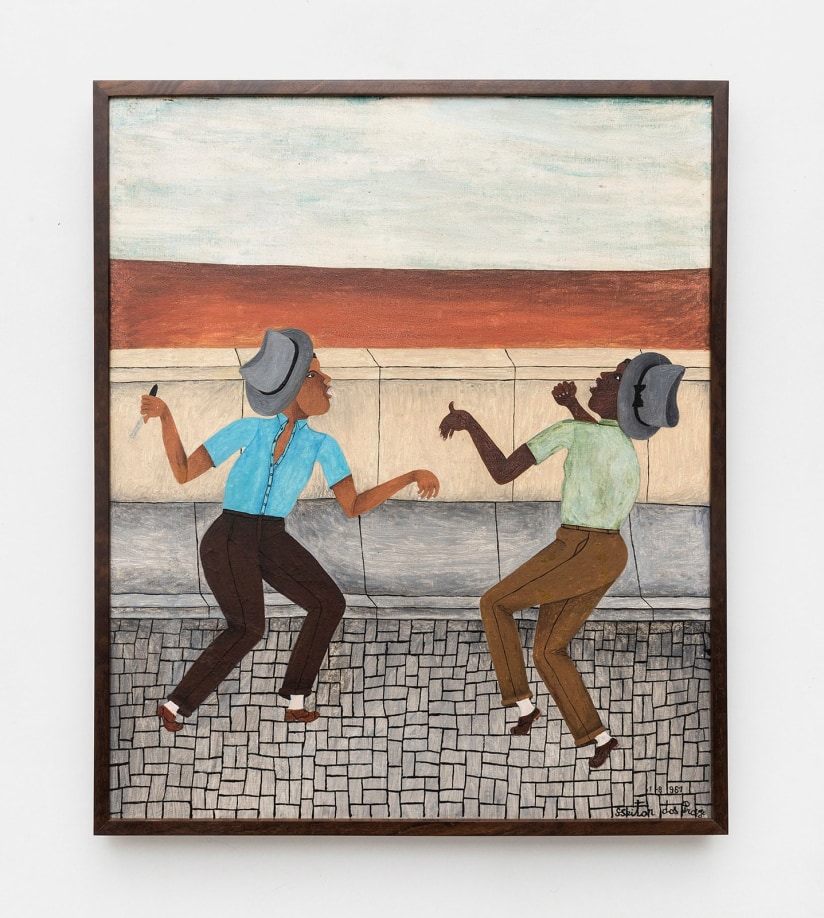 Heitor dos Prazeres, Untitled​​​​​, 1961, Oil on canvas, 21 5/8 x 18 1/8 in,&nbsp;Photo by Ding Musa, Courtesy Galatea &amp;amp; Simões de Assis