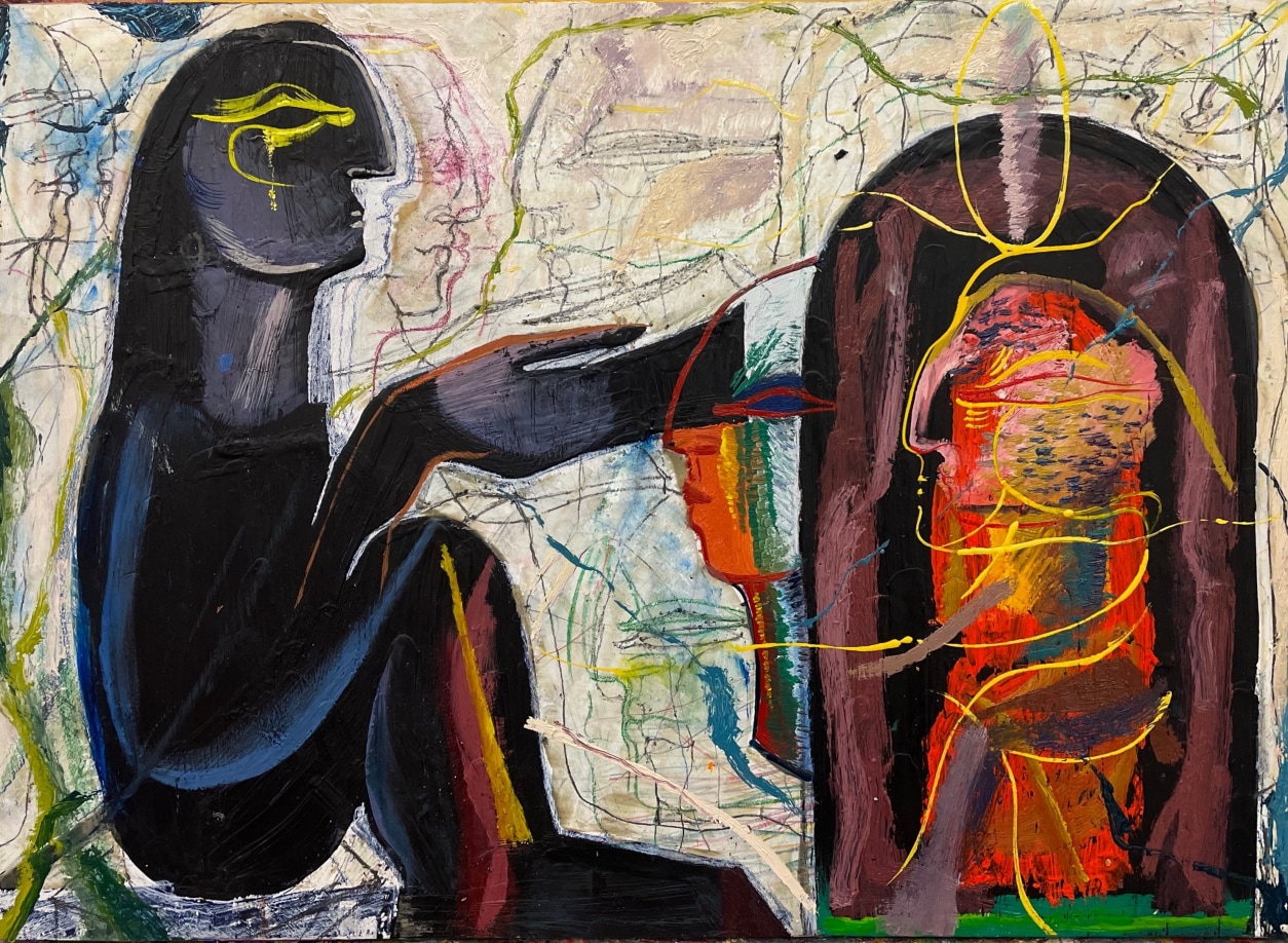 Tincuta Marin, Untitled, 2024, mixed technique, 30 x 42 cm, courtesy the artist and Plan B Cluj, Berlin