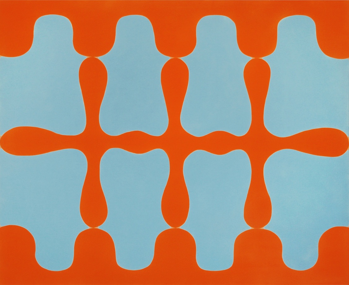 Paul Feeley, Helena, 1962, Oil-based enamel on canvas, 62 x 76 inches, Courtesy of Garth Greenan Gallery &copy; Paul Feeley