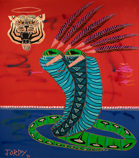 Jordy Kerwick, Untitled, 2024, 63 x 55 &frac12;&nbsp; in, courtesy of Vigo Gallery and the artist