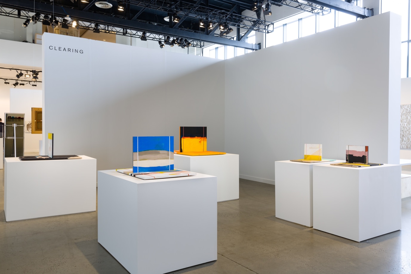 Harald Ancart&rsquo;s solo exhibition with C L E A R I N G at the ninth edition of Independent New York in 2018. Photographer: Etienne Frossard.