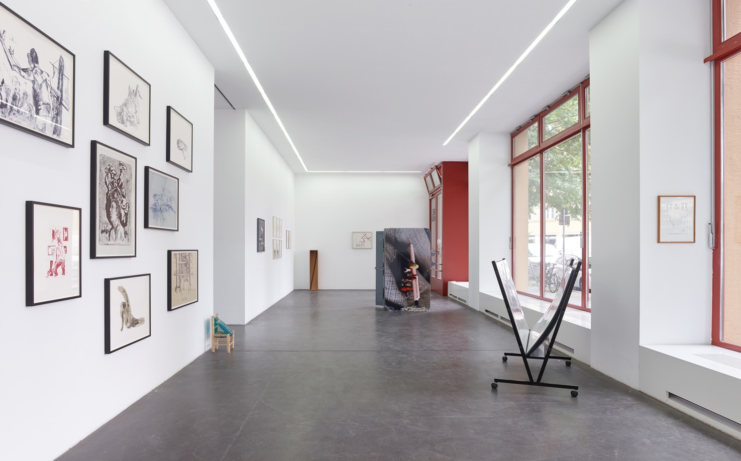 Martin Kippenberger. Gib Mir das Sommerloch. Installation View Galerie Nagel Draxler Berlin 2017. photo credit: Simon Vogel
