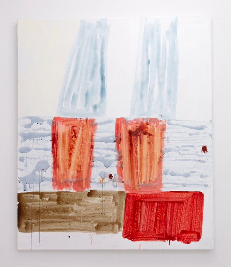 Janis Provisor, Nirvana, 60 x 50 inches, watercolor, water soluble oil paint on linen, courtesy the artist and Halsey McKay Gallery.