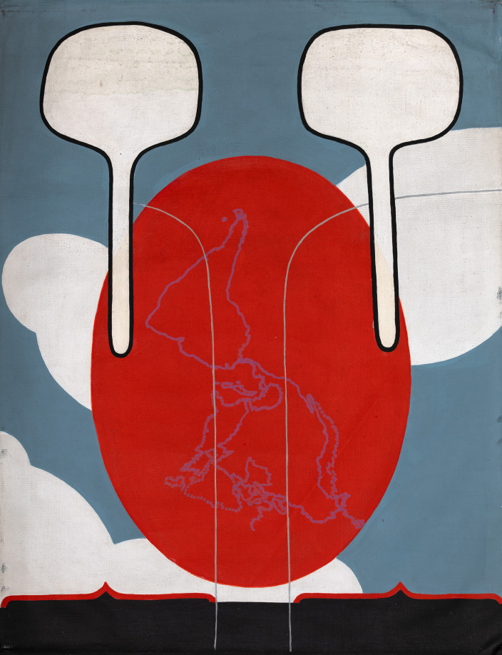 Elda Cerrato, Sin t&iacute;tulo, 1972, acrylic on canvas, 13 &frac34; x 17 &frac34; in. &copy; The Estate of Elda Cerrato. Courtesy Galerie Lelong, New York.
