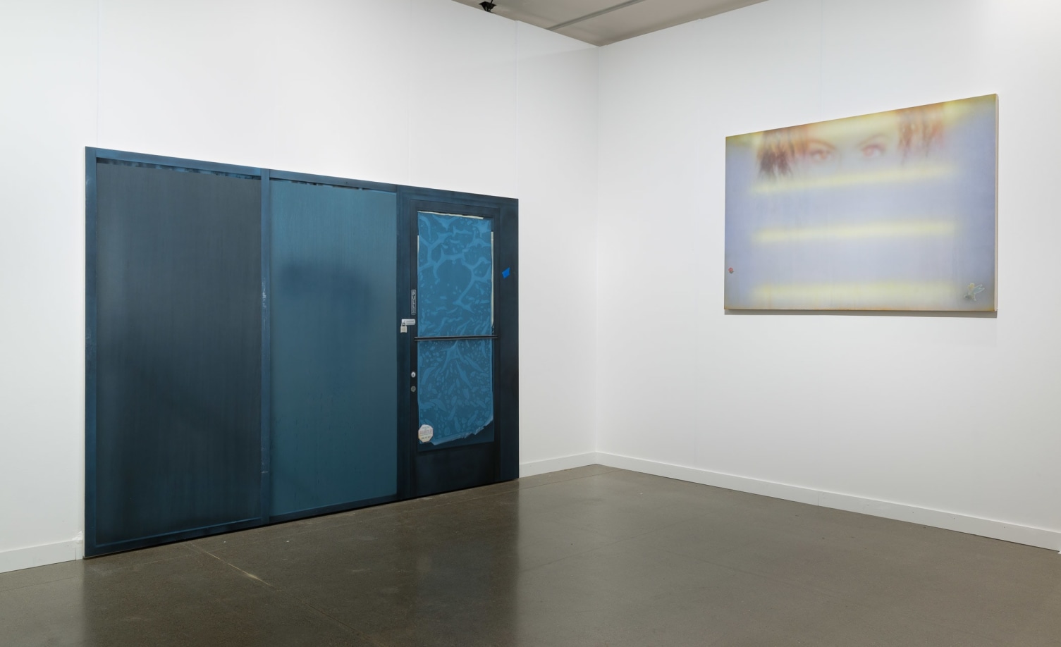 Exhibition view of space shared by Fran&ccedil;ois Ghebaly and Galerie Nagel Draxler at Independent New York, 2018.&nbsp;