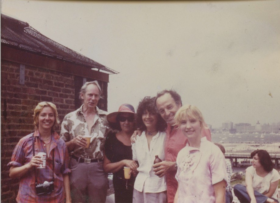 Judy Pfaff with Ronald Bladen, Connie Reyes, Barbara Schwartz, Al Held, Louisa Chase, 1976. Courtesy of the artist and Cristin Tierney Gallery.
