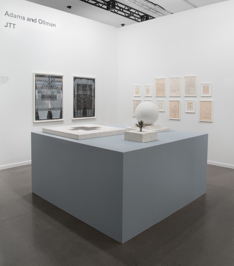 Installation view of collaborative booth with Adams and Ollman of Portland, Independent, 2017